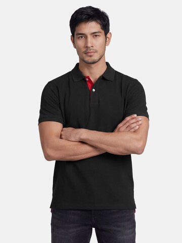 U.S. POLO ASSN. Poloshirt in Schwarz: Vorderseite