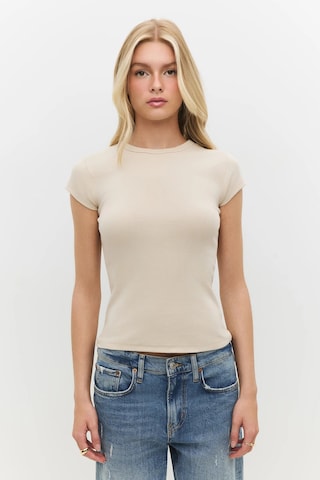 No Matter What Shirt in Beige: front