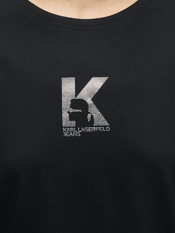 KARL LAGERFELD JEANS T-shirt i svart