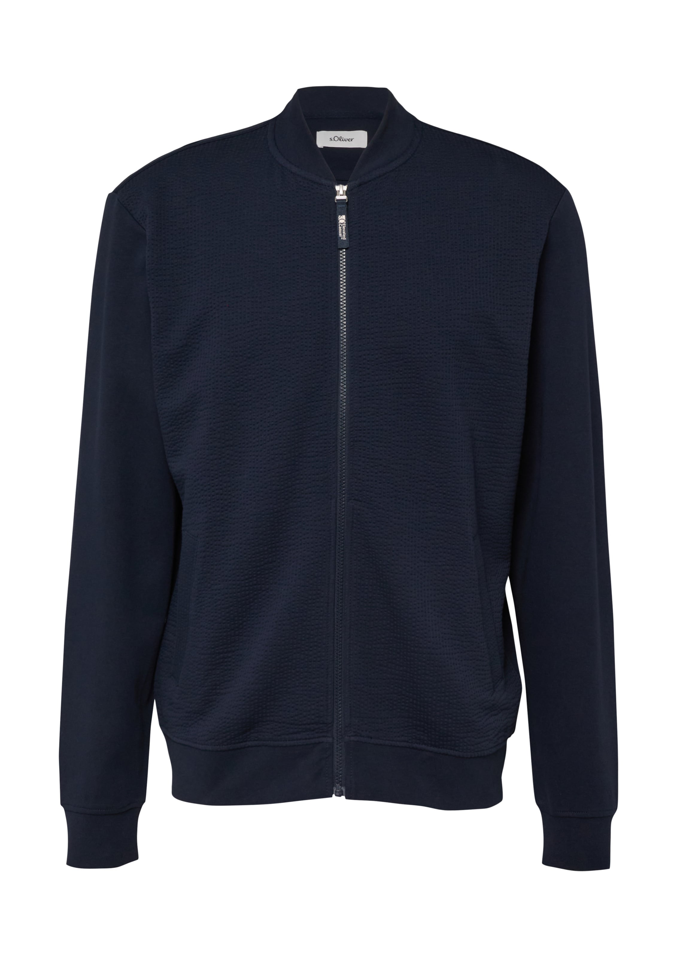 Sweat-shirt s.Oliver en bleu : devant