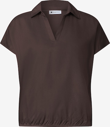 STREET ONE Blouse in Brown: front