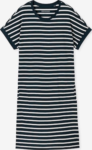 Camicia da notte 'Casual Essentials' di SCHIESSER in blu: frontale