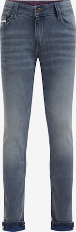 WE Fashion Slim fit Jeans in Blue: front