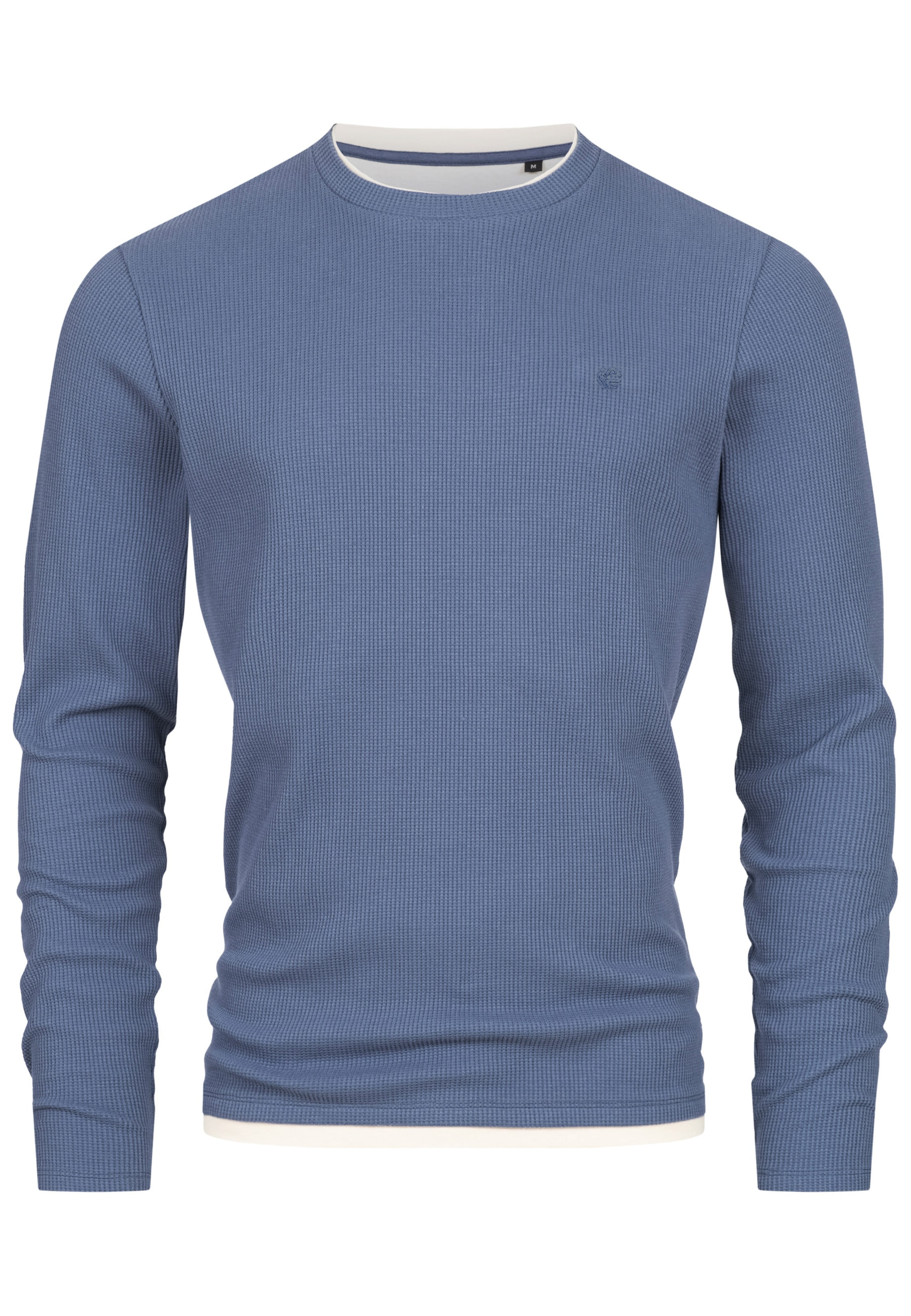 INDICODE JEANS Shirt 'Valwald' in Blauw: voorkant