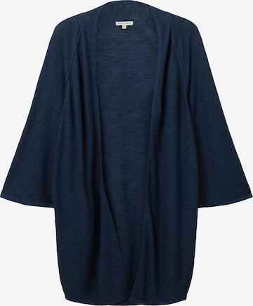 TOM TAILOR Knit Cardigan in Blue: front