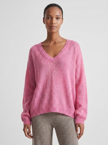 americandreams Oversizepullover 'Silja'‌‌‌‌‌‌ in Pink: Vorderseite