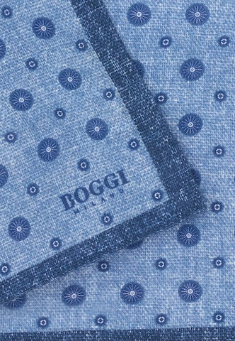 Boggi Milano Doek 'Medallion' in Blauw