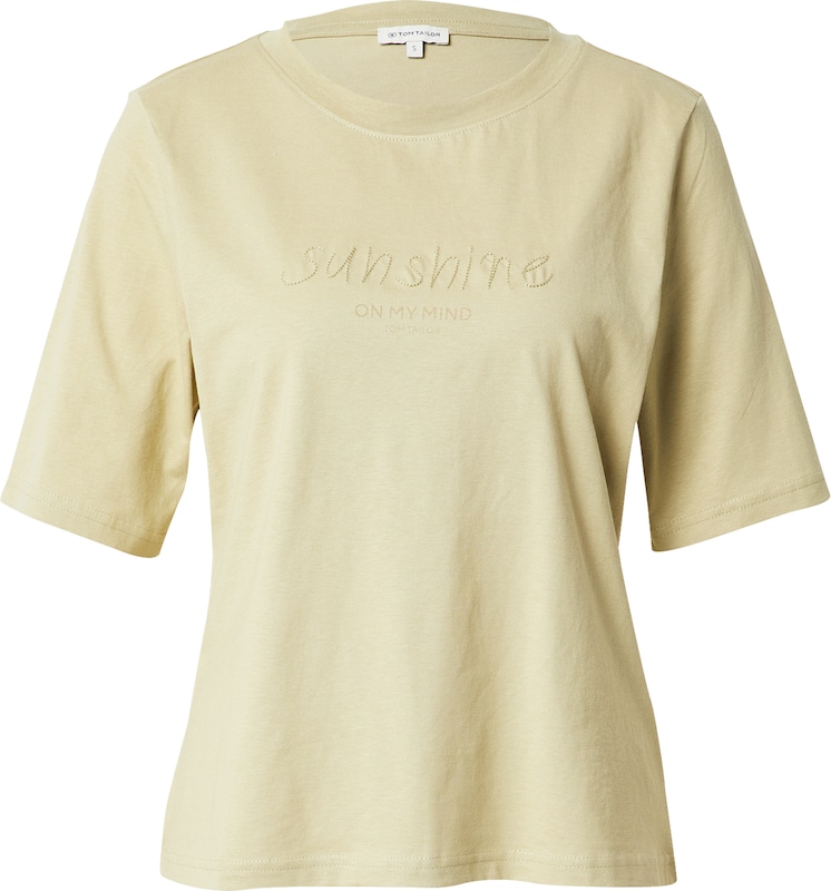 TOM TAILOR T-Shirt in Pastellgrün