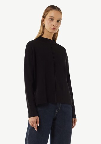 Pull-over comma casual identity en noir : devant