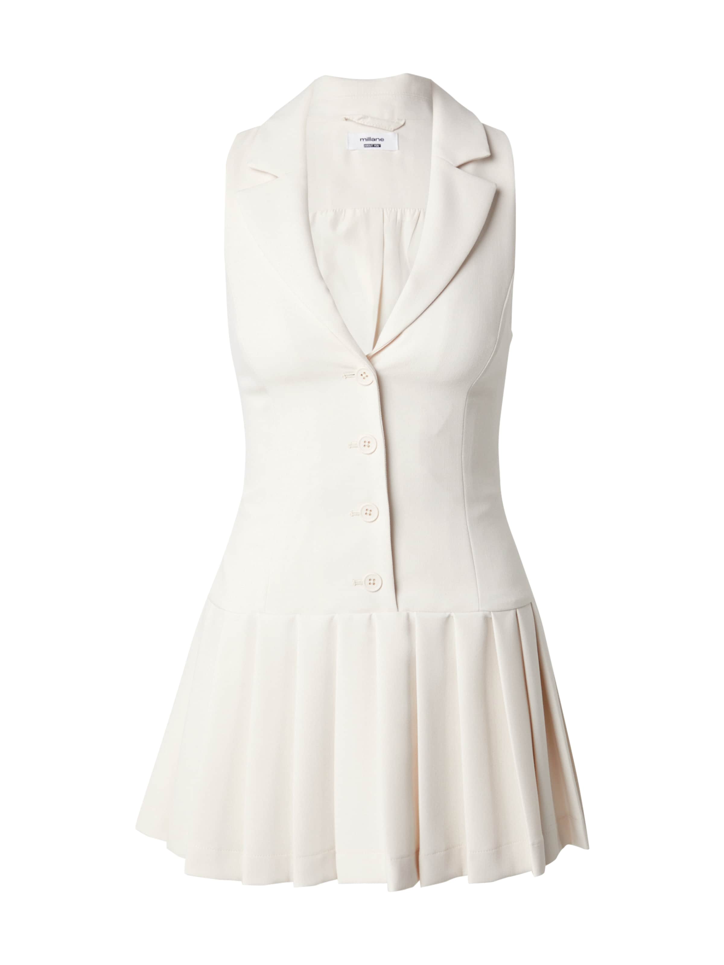 millane Šaty – bílá: přední strana