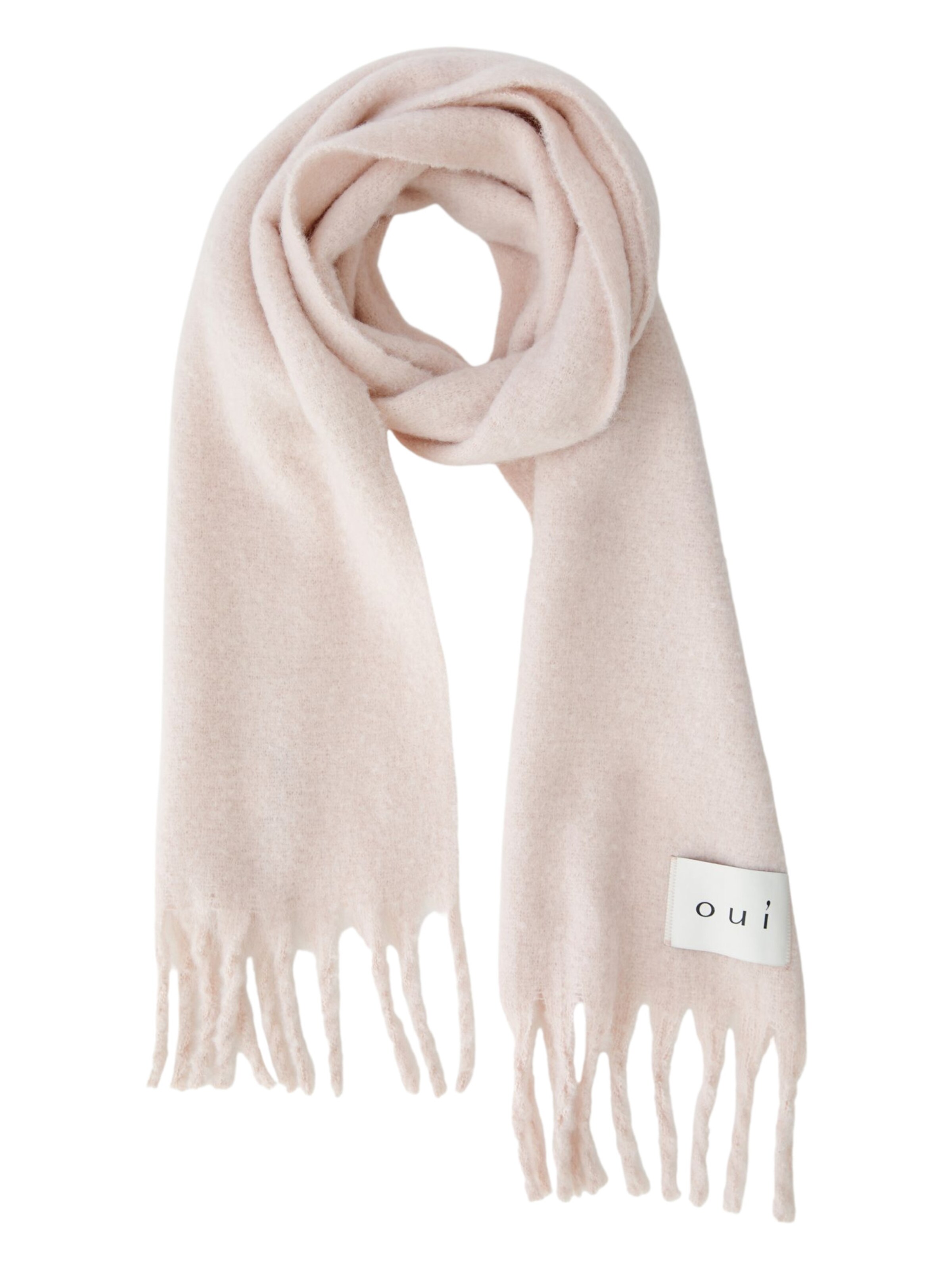 OUI Scarf in Pink: front