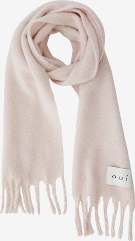 OUI Scarf in Pink: front