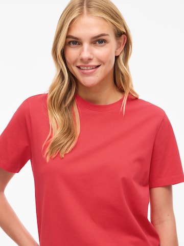 VILA Tričko 'VINora' - Červená