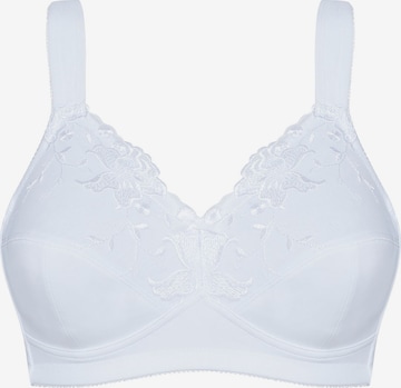 SUSA T-shirt Bra 'Basic' in White: front