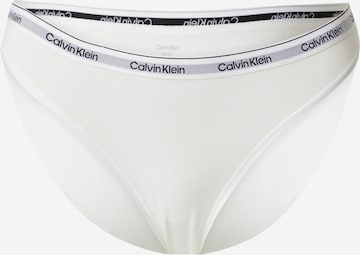 Slip Calvin Klein Underwear en blanc : devant