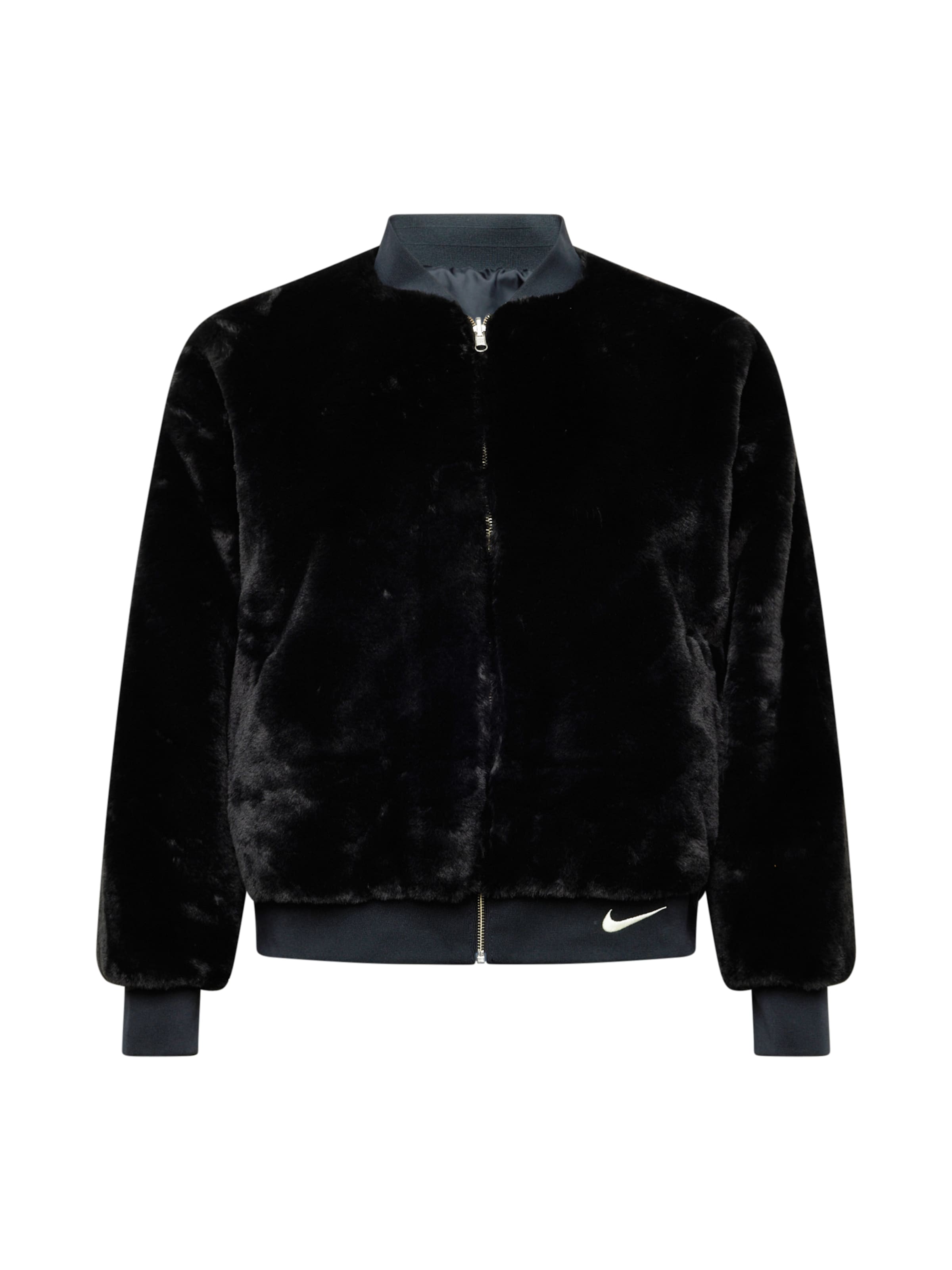 Nike Sportswear Overgangsjakke i sort: forside