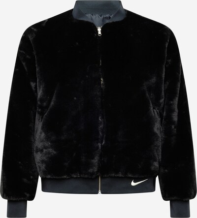Nike Sportswear Prijelazna jakna u tamo siva / crna / bijela, Pregled proizvoda