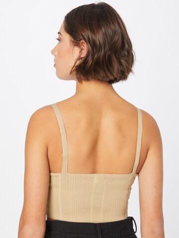 Cotton On - Top de punto en beige