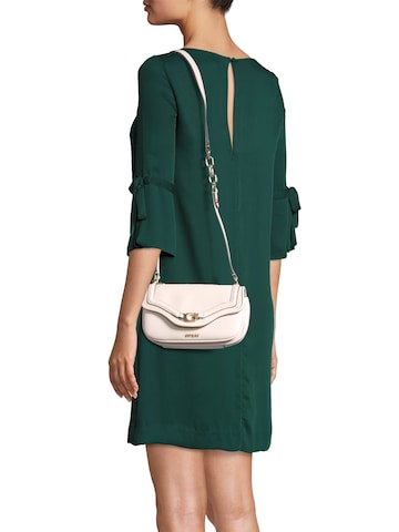 Borsa a tracolla 'DEA CROSSBODY FLAP' di GUESS in bianco