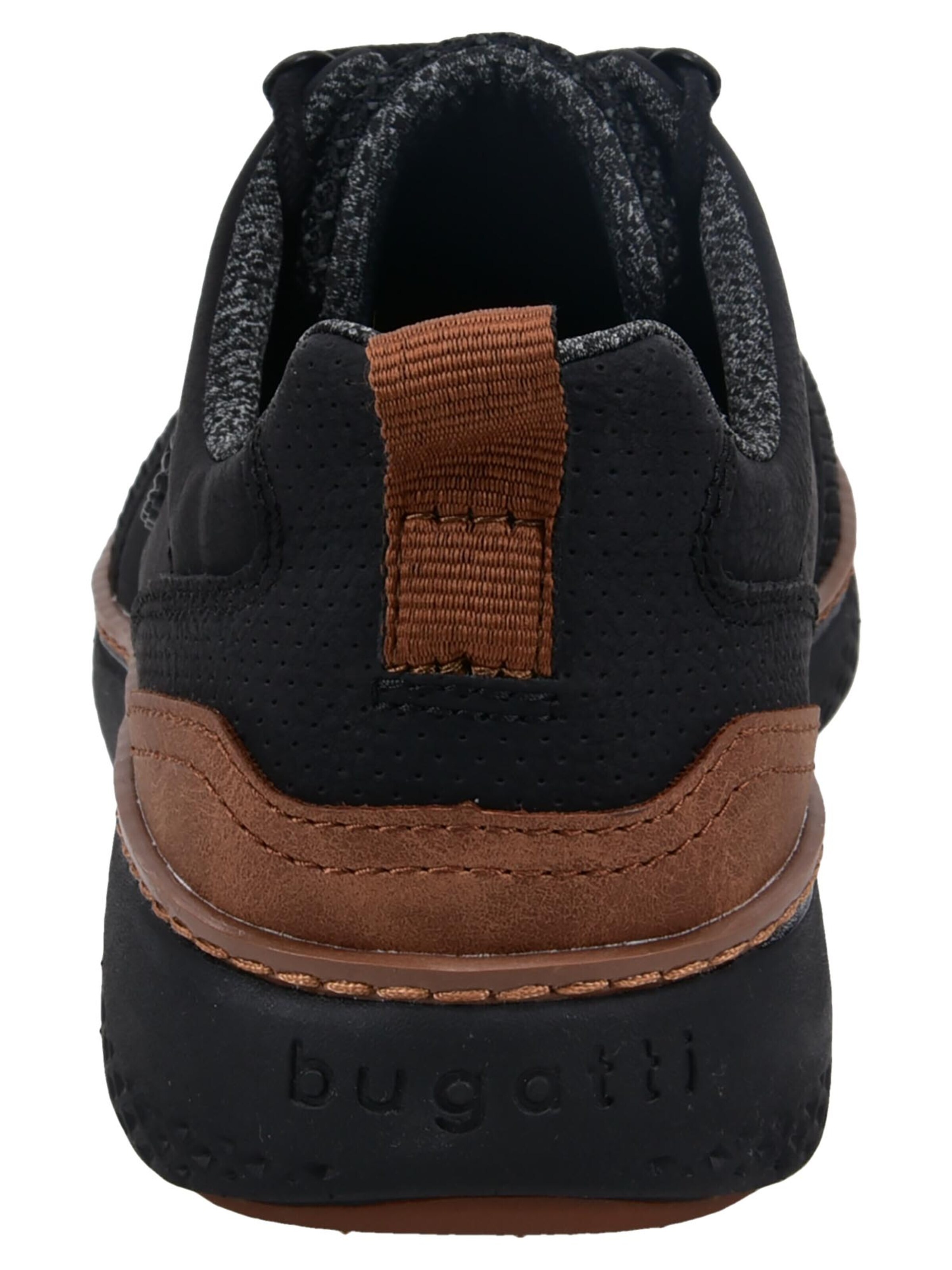 bugatti Sneakers laag 'Basic' in Zwart