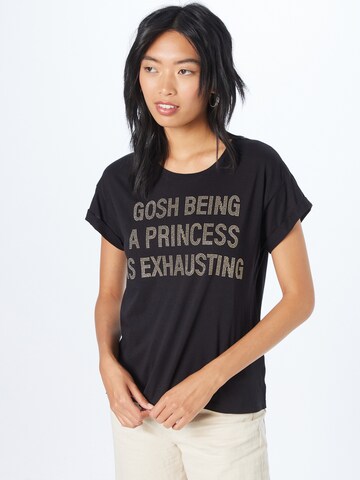 PRINCESS GOES HOLLYWOOD T-shirt i svart: framsida