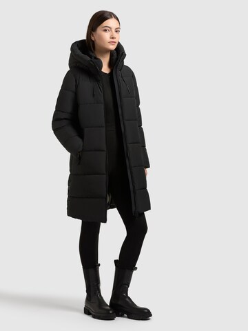 khujo Wintermantel in Schwarz