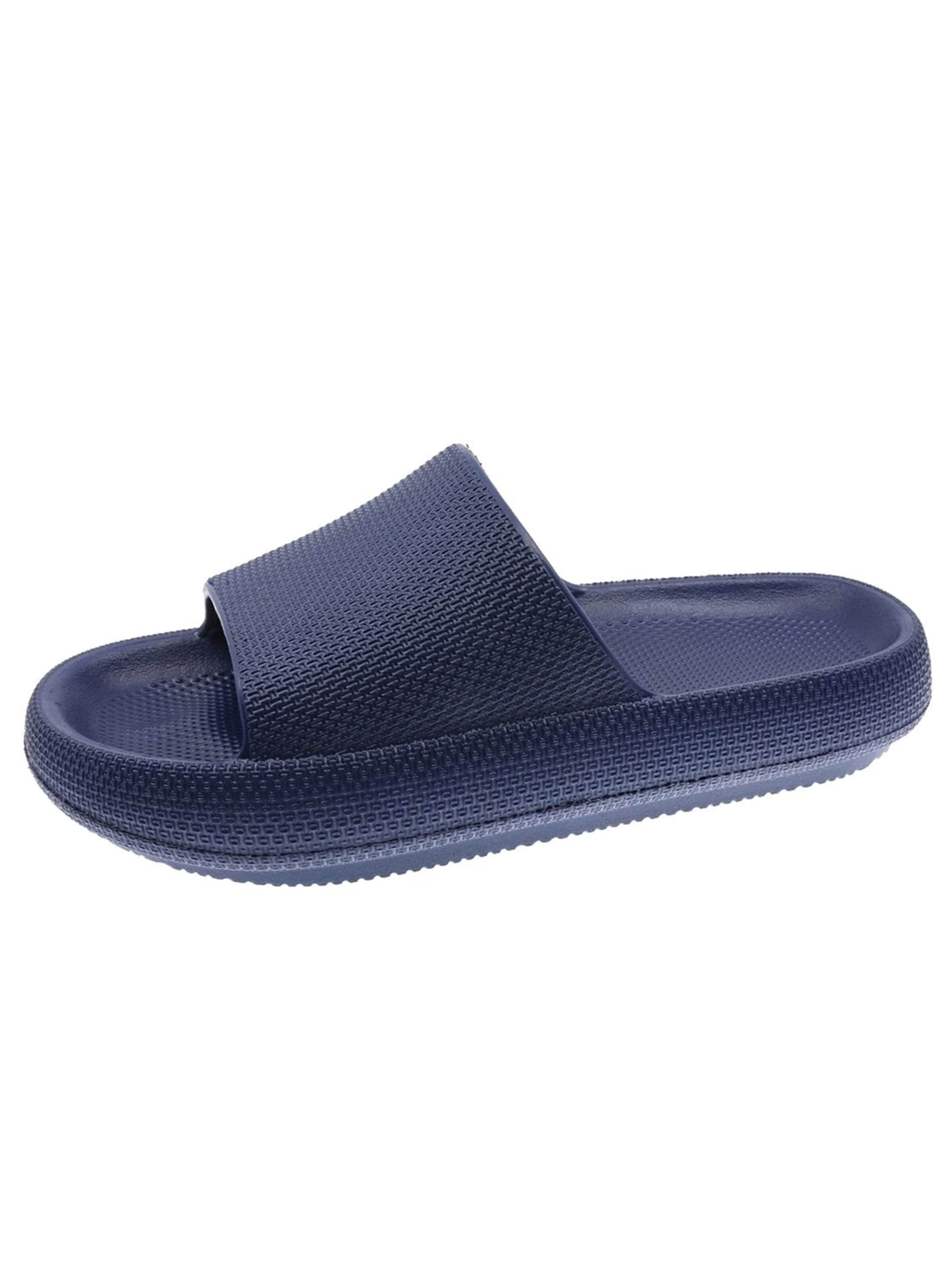 Beppi Muiltjes 'Slipper' in Blauw: voorkant