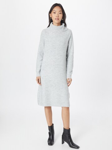 Cartoon Knitted dress in Grey: front