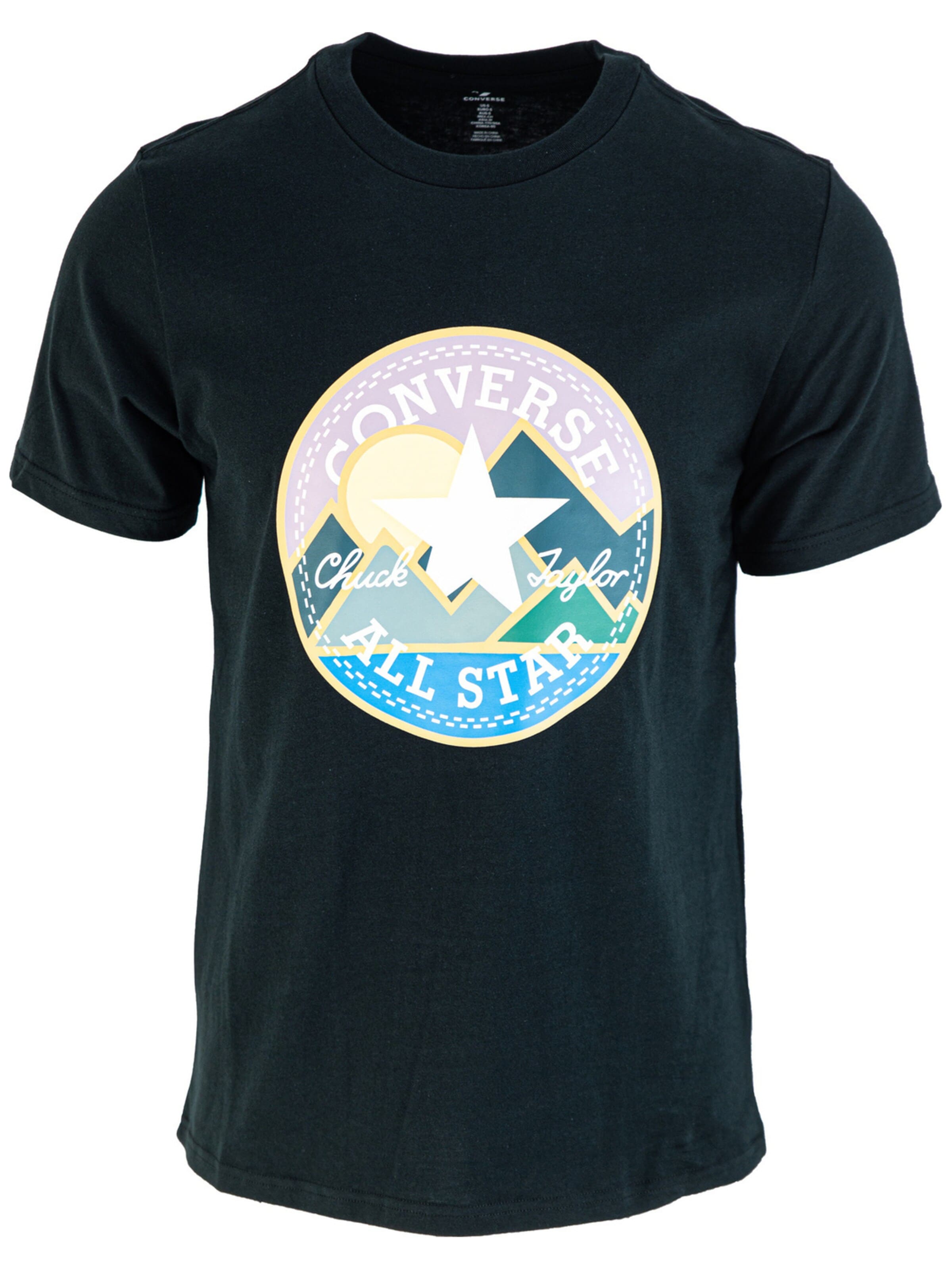 CONVERSE - Camiseta 'Converse Coastal Remix' en negro: frente