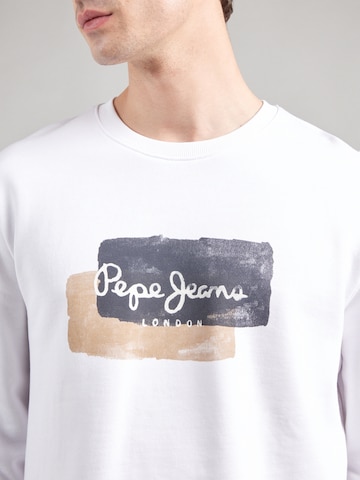 Pepe Jeans - Sudadera 'NEW RAFER' en blanco