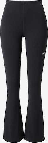 Nike Sportswear Flared Hose in Schwarz: predná strana