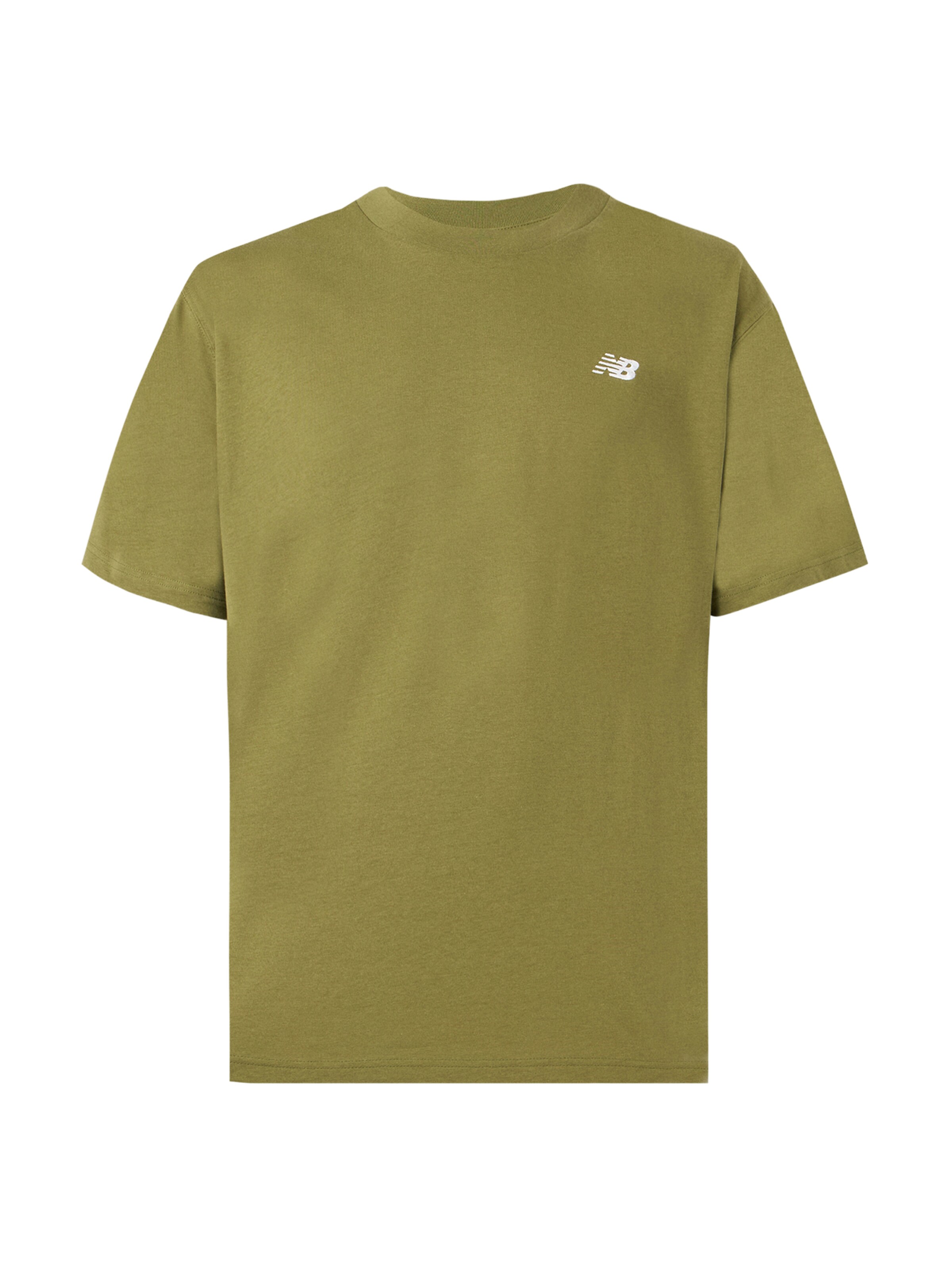 new balance Shirt 'Essentials' in Groen: voorkant