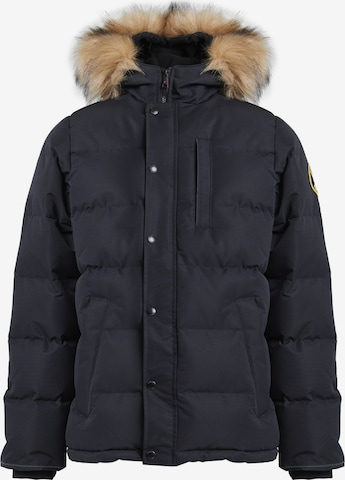 Veste d’hiver Zavetti Canada en noir : devant
