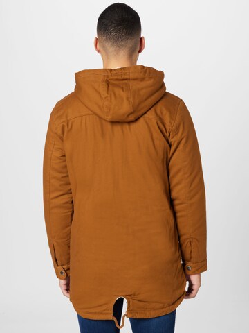 Only & Sons Winter Parka 'ALEX' in Brown