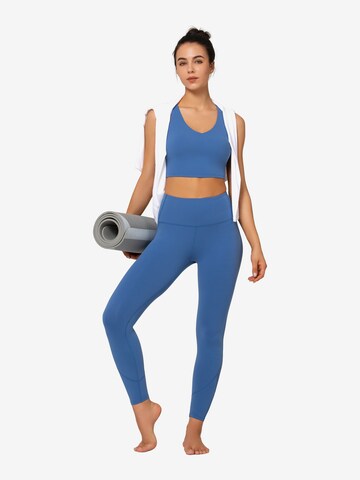 Yvette Sports Skinny Sporthose 'Marwa' in Blau