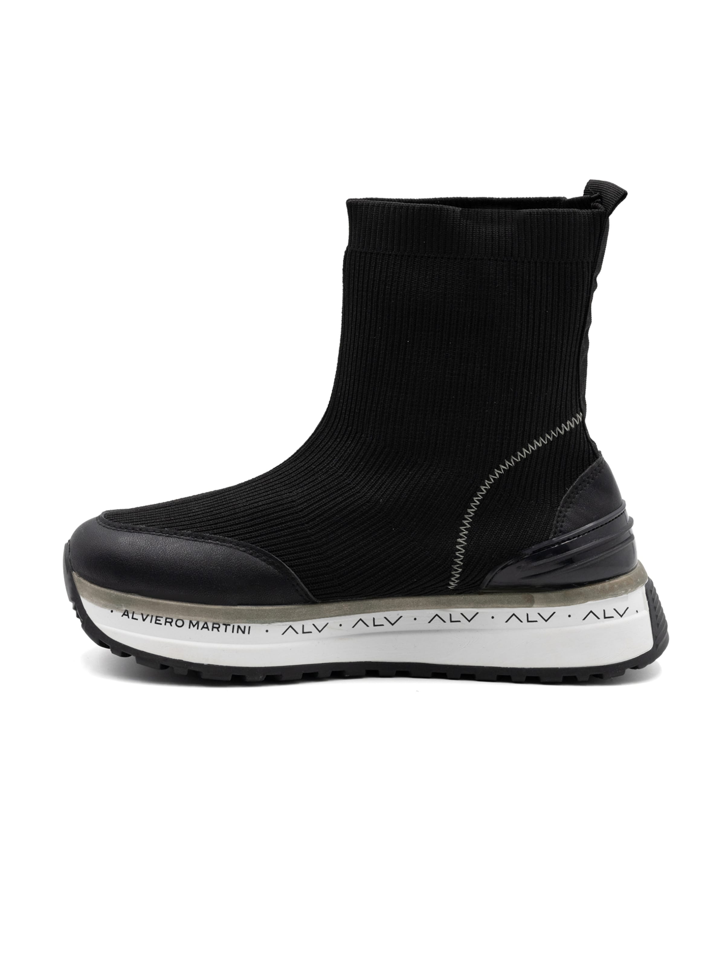 Alviero Martini Stiefelette in Schwarz: Vorderseite