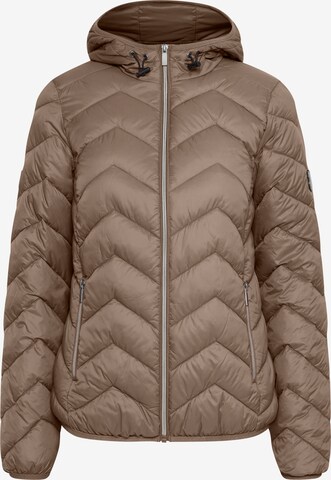 Fransa Between-Season Jacket 'FRBAPADDING' in Brown: front