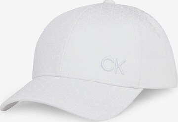 Calvin Klein Cap ' ' in White: front