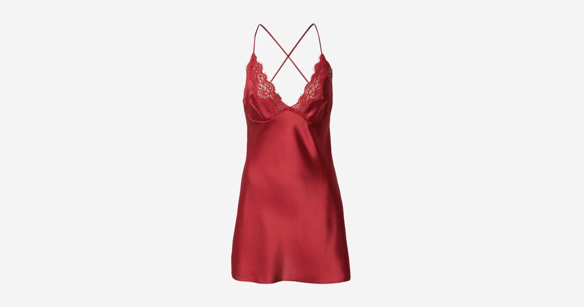 Hunkemöller Negligée 'MYA' in Rot | ABOUT YOU