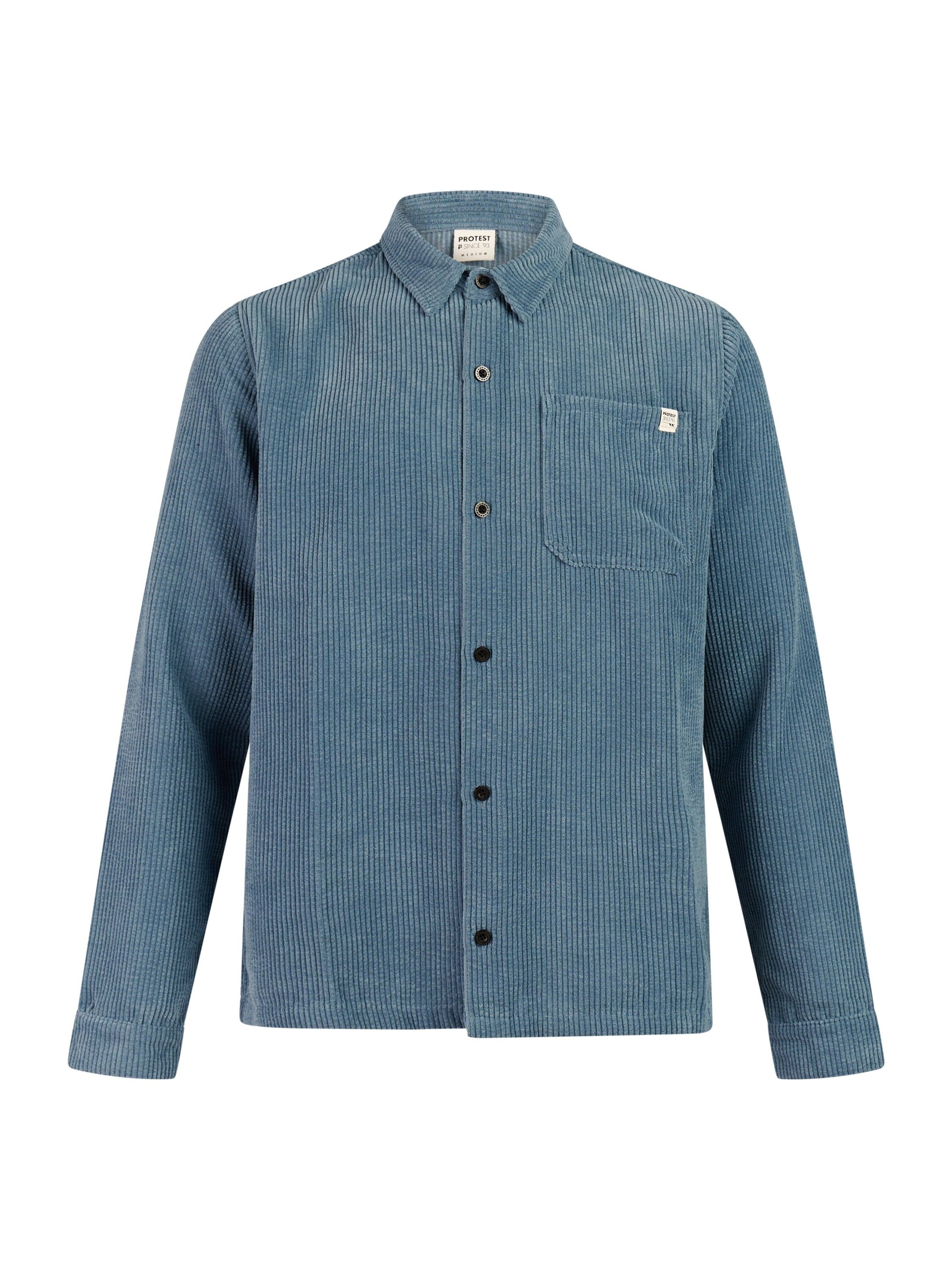 PROTEST Regular Fit Hemd 'PRTCane'‌‌‌‌‌‌ in Blau: Vorderseite