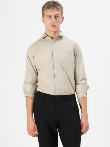 JACK & JONES - regular Pantalón chino 'JPSTOLLIE CONNOR' en negro