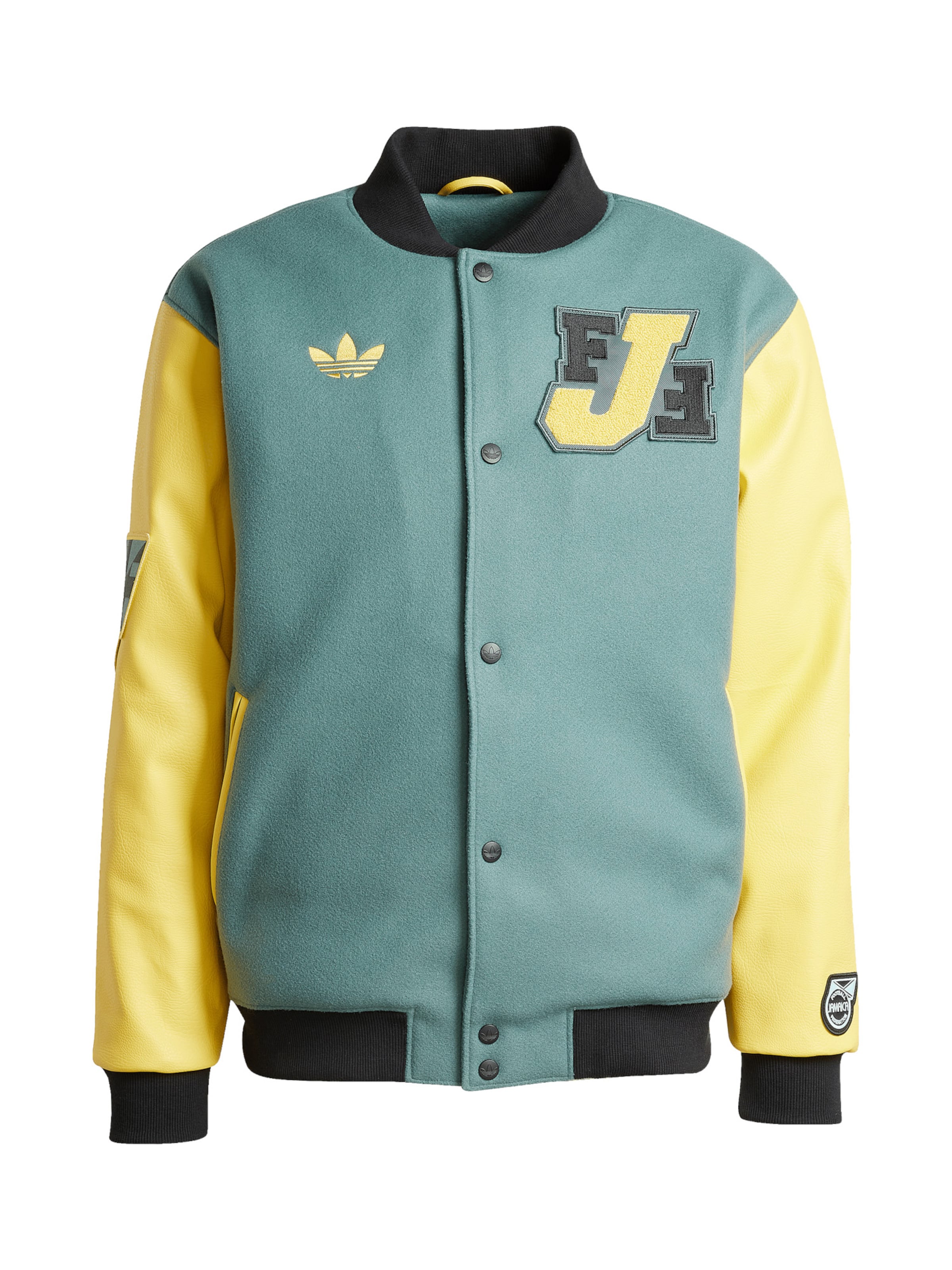 ADIDAS ORIGINALS Overgangsjakke i grøn: forside