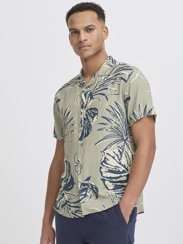 INDICODE JEANS Regular fit Button Up Shirt ' IDMariol ' in Grey
