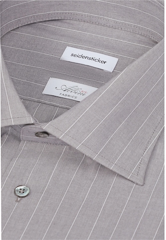 SEIDENSTICKER Regular Fit Businesshemd in Grau