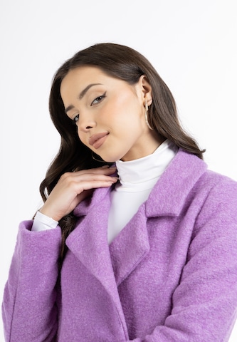 Manteau mi-saison faina en violet