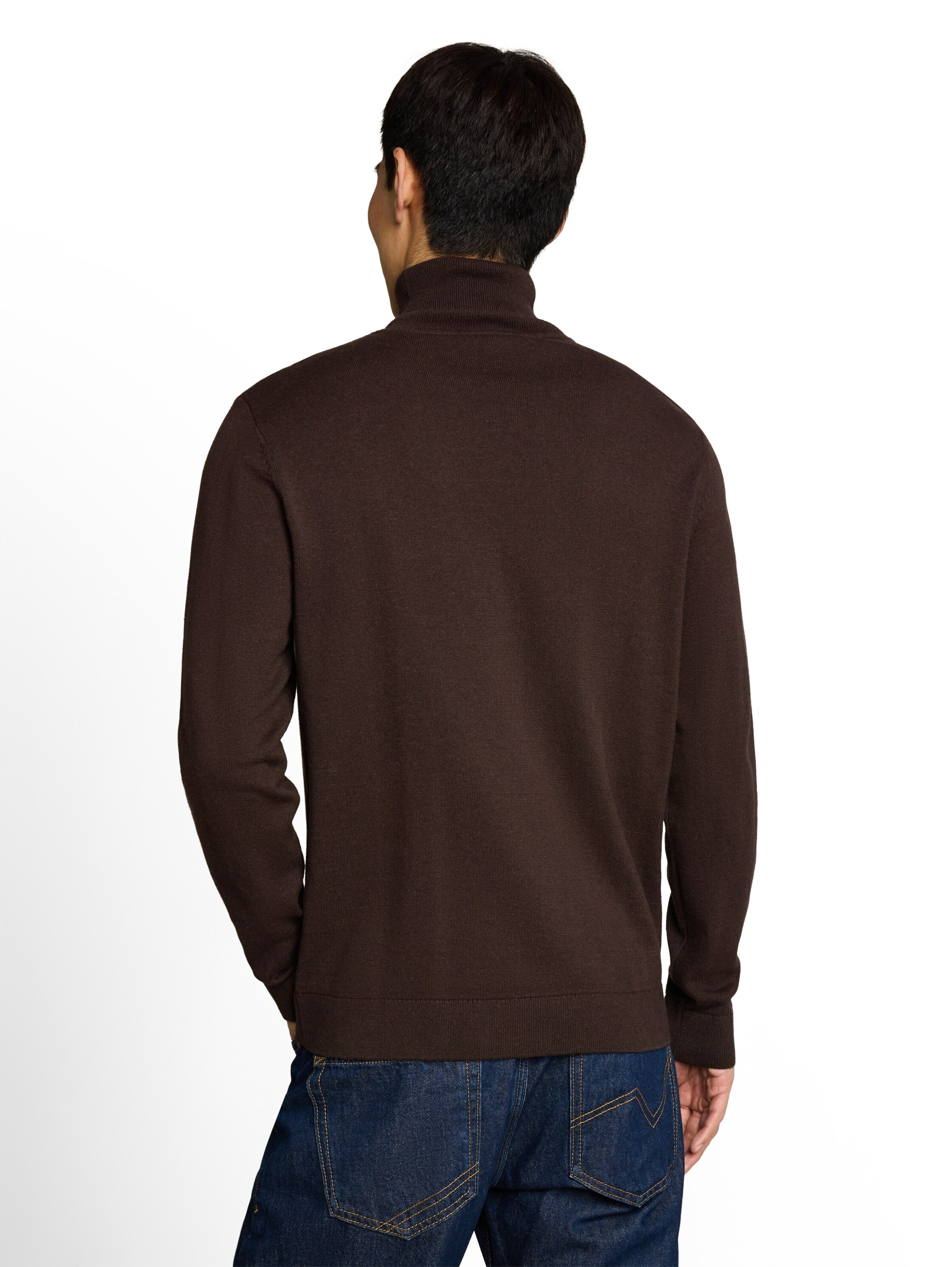 TOM TAILOR Sweater in Brown