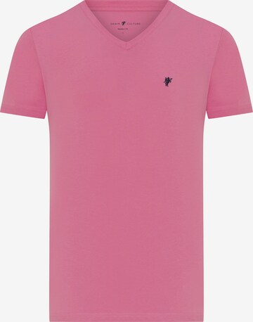 DENIM CULTURE T-Shirt 'Barrow' in Pink: predná strana