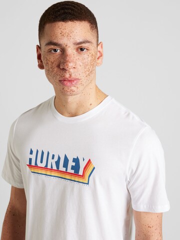 Tricou funcțional 'TEES' de la Hurley pe alb