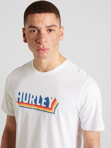 Hurley Koszulka funkcyjna 'TEES' w kolorze biały