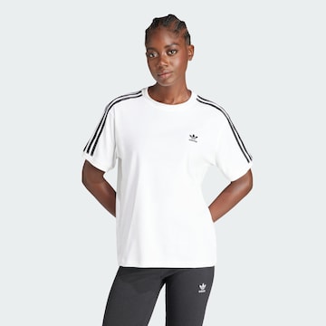 ADIDAS ORIGINALS Shirt in White: front